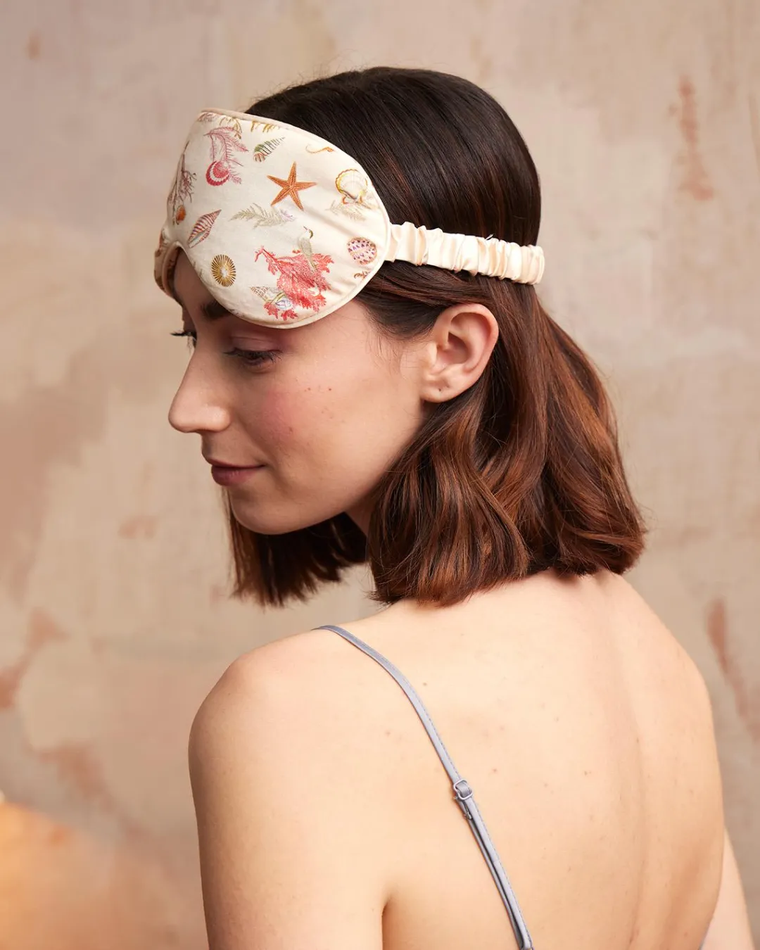 Sale Fable England Whispering Sands Lotus Pink - Sleep Mask - One Size