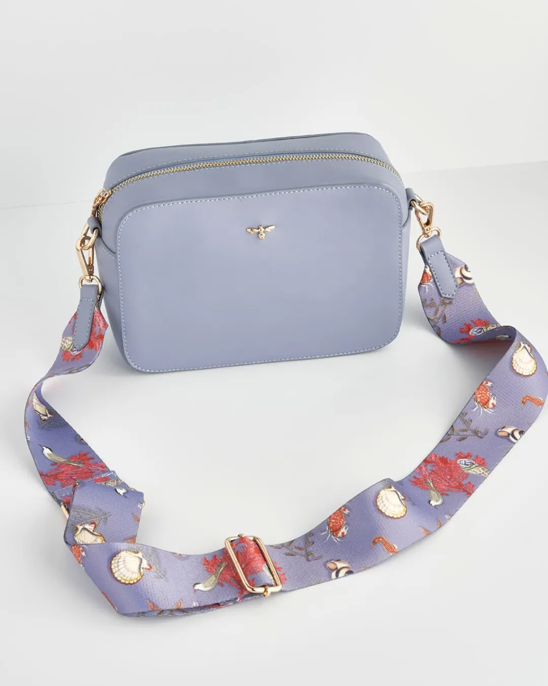 Discount Fable England Whispering Sands Powder Blue Camera Bag
