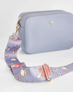 Discount Fable England Whispering Sands Powder Blue Camera Bag