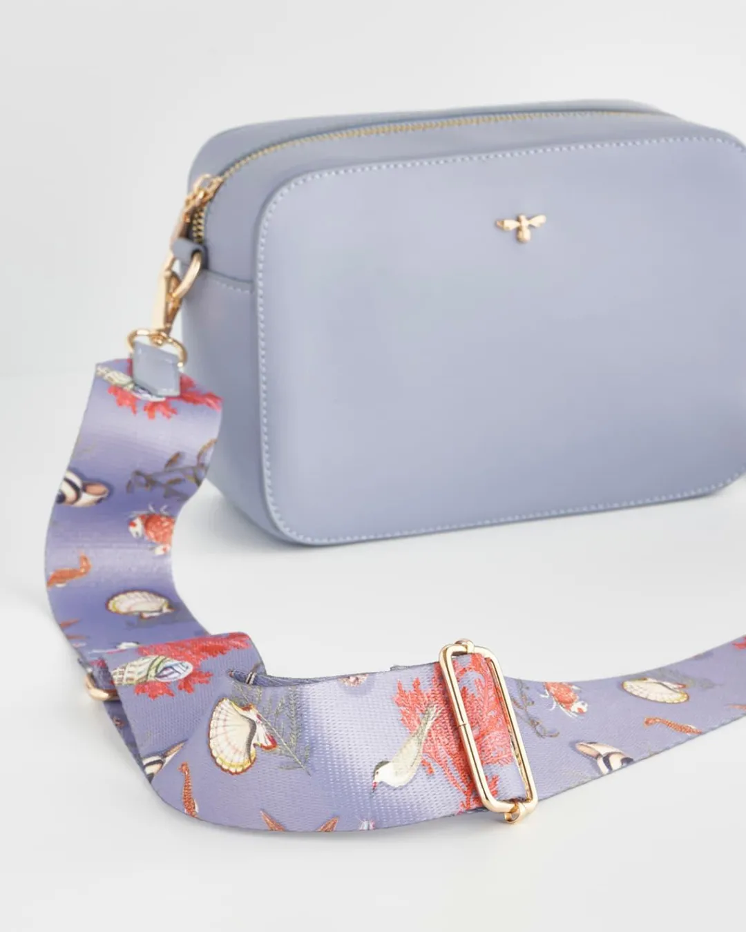 Discount Fable England Whispering Sands Powder Blue Camera Bag
