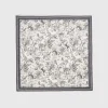 Online Fable England Wolf Garden Black Square Scarf