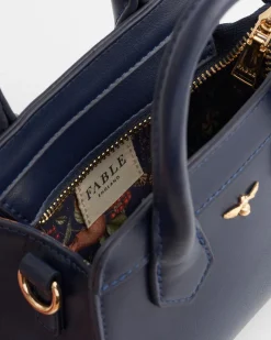 Online Fable England Wolf Garden Mini Navy Tote