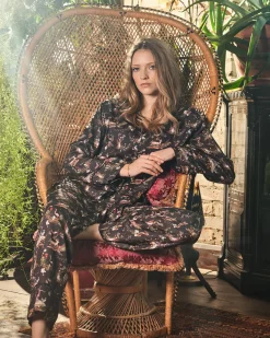 Clearance Fable England Wonderland Black Pajamas