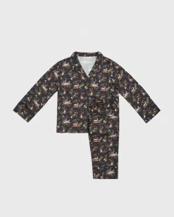 Clearance Fable England Wonderland Black Pajamas