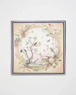 New Fable England Wonderland Narrative Square Scarf