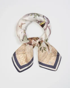 New Fable England Wonderland Narrative Square Scarf