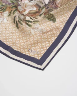 New Fable England Wonderland Narrative Square Scarf