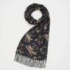 Sale Fable England Wonderland Toile Fringe Scarf