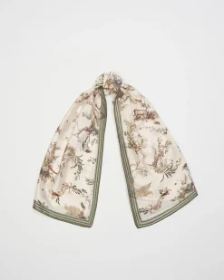Hot Fable England Wonderland Toile Silky Scarf