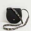 Fashion Fable England Woodland Toile Saddle Bag - Black