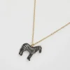 Hot Fable England Zebra Necklace