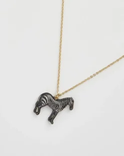 Hot Fable England Zebra Necklace