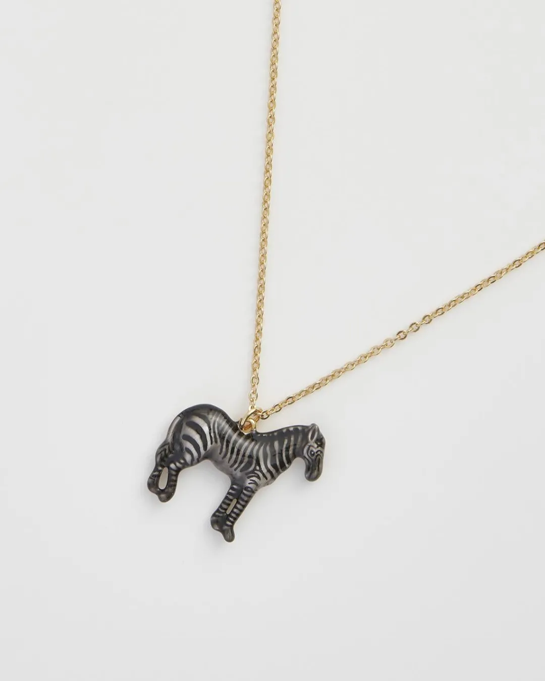 Hot Fable England Zebra Necklace