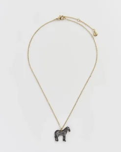 Hot Fable England Zebra Necklace