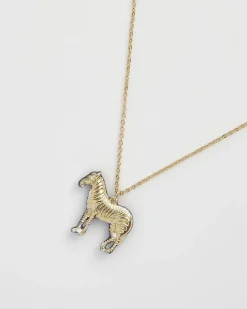 Hot Fable England Zebra Necklace