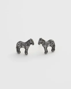 Best Fable England Zebra Stud Earrings
