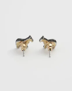 Best Fable England Zebra Stud Earrings
